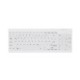 ACTIVE KEY Hygiene Compact Ultraflat Keyboard White Nordic