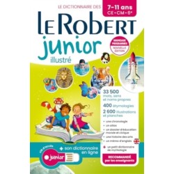 Le Robert Junior Illustre et son dictionnaire en ligne: Ilustrated French Dictionary for Primary School with free access to the online dictionary