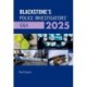 Blackstone's Police Investigators' Q&A 2025