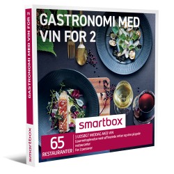 Gastronomi med vin for 2: 1 middag med vin for 2 personer