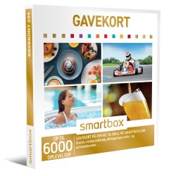 Gavekort 299: Gavekort til 299,- til brug på Smartbox hjemmeside