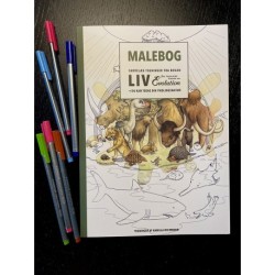 Malebog: Farvelæg tegninger fra bogen 'LIV den fantastiske historie om evolution'