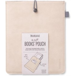 Bookaroo Books & Stuff Pouch - Cream