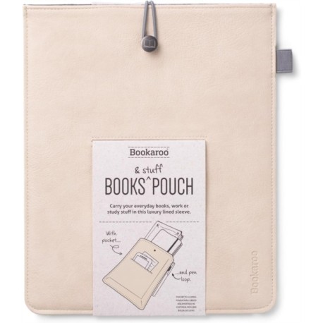 Bookaroo Books & Stuff Pouch - Cream