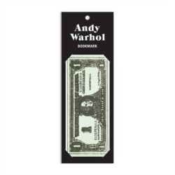 Warhol Dollar Bill Shaped Bookmark