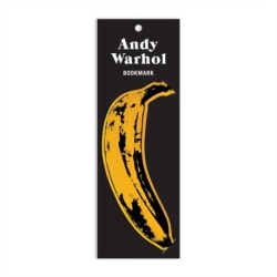 Warhol Banana Shaped Bookmark
