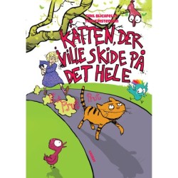 Katten, der ville skide på det hele