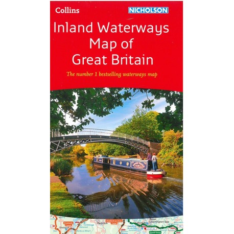 Nicholson Inland Waterways Map of Great Britain