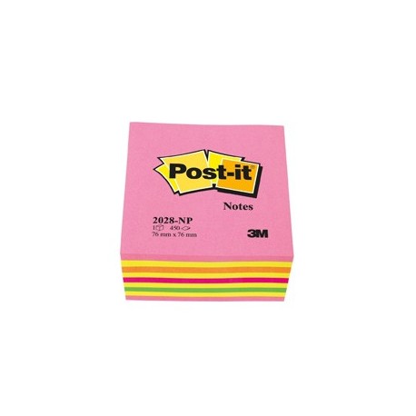 Post-it Notes 76x76 kubusblok Lollipop pink