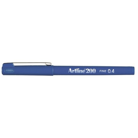 Fineliner Artline 200 Fine 0.4 kongeblå