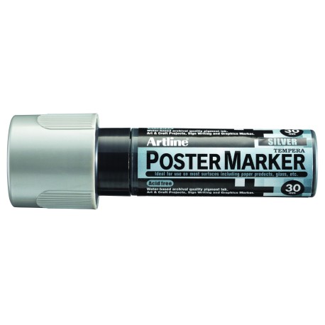 Poster Marker Artline 30 sølv