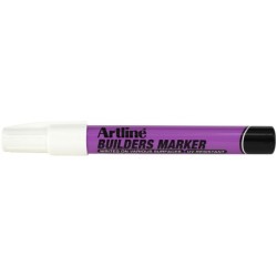Artline builders marker hvid