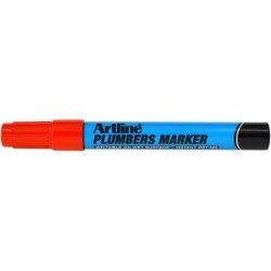 Artline plumbers marker rød