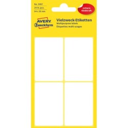 Avery manuel etiket 54x35mm (24)