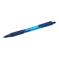 BIC Kuglepen Soft Feel Clic Grip blå