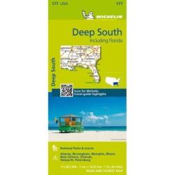 Michelin USA Zoom 177: Deep South : Mississipi to Florida