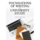 Foundations of Writing for University Study