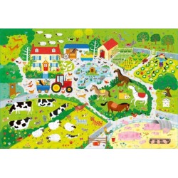 Usborne Book and Jigsaw On the Farm