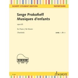 Prokofieff: Musiques D'enfants Op. 65 for Piano: Musiques D'enfants Op. 65 for Piano