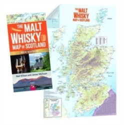 The MALT WHISKY MAP OF SCOTLAND: Folded Map