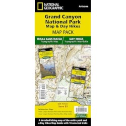 Grand Canyon Day Hikes and National Park [Map Pack Bundle]