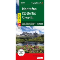 Montafon - Klostertal - Silvretta Hiking, Cycling & Leisure Map