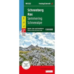 Schneeberg - Rax  Hiking, Cycling and Leisure Map: Semmering  Schneealpe