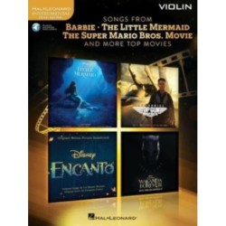 Songs from Barbie, The Little Mermaid: The Super Mario Bros. Movie, and More Top Movies for Violin