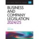 Business and Company Legislation 2024/2025: Legal Practice Course Guides (LPC)