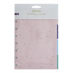 Filofax A5 Refillable Notebook Dividers - Garden