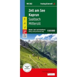 Zell am See -  Kaprun  Hiking, Cycling and Leisure Map: 1:50,000 scale