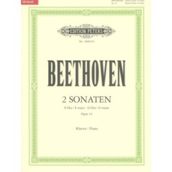 2 Sonatas for Piano: No. 9 E major op. 14- No. 10 G major op. 14