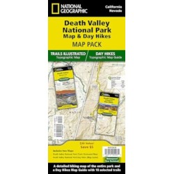 Death Valley Day Hikes and National Park Map [Map Pack Bundle] Map