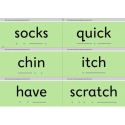 Read Write Inc. Fresh Start: 2024 Module Green Word Cards