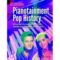 Pianotainment Pop History: 40 Easy Chart Hits from Elvis to Billie Eilish. piano. Songbook.
