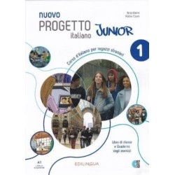 Nuovo Progetto italiano Junior 1 + online access code: Libro di classe e Quaderno degli esercizi