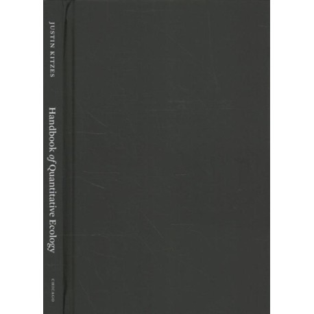 Handbook of Quantitative Ecology