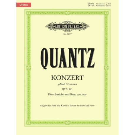 Konzert fur Flote in g-Moll QV 5: 193