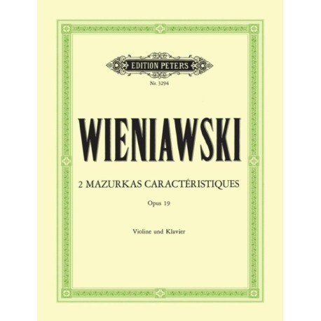 2 Mazurkas Caracteristiques Op. 19