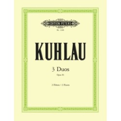 3 Duos for 2 Flutes Op.81