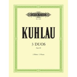 3 Duos for 2 Flutes Op. 80