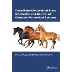 Data-Rate-Constrained State Estimation and Control of Complex Networked Systems