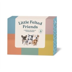 Little Felted Friends: Dog Needle-Felting Beginner Kits with Needles, Wool, Supplies, and Instructions