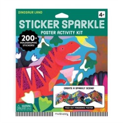 Dinosaur Land Sticker Sparkle Poster Activity Kit