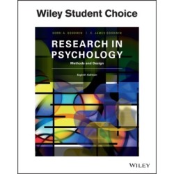 Research in Psychology: Methods and Design