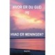 Hvor er du gud og hvad er meningen?