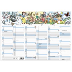 Vægkalender Otto Dickmeiss A3 2025