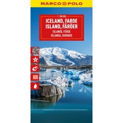 Iceland Marco Polo Map: Including Faroe Islands