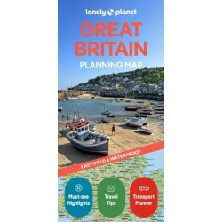 Lonely Planet Great Britain Planning Map