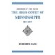 Defender of the Faith: The High Court of Mississippi, 1817-1875